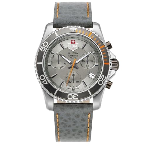 Jacques Du Manoir Millitary Herren Analog Uhr mit Leder Armband JDM-WG019-07 von JDM Military