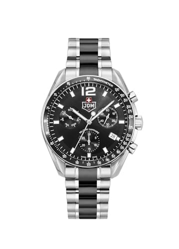 JDM Millitary Herren Analog Uhr mit Edelstahl Armband JDM-WG021-05 von JDM Millitary