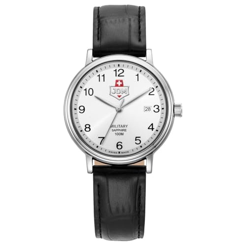 JDM Millitary Herren Analog Uhr mit Edelstahl Armband JDM-WG026-02 von JDM Millitary