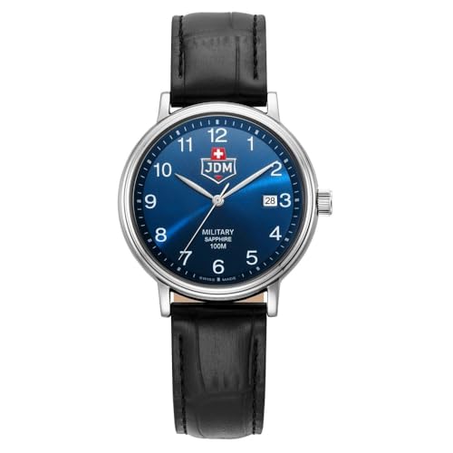 JDM Millitary Herren Analog Uhr mit Edelstahl Armband JDM-WG026-03 von JDM Millitary