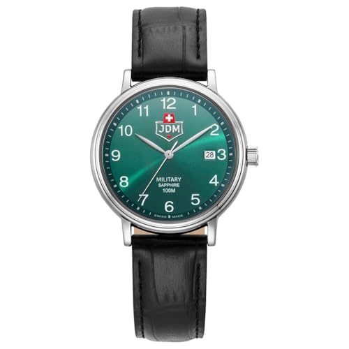 JDM Millitary Herren Analog Uhr mit Edelstahl Armband JDM-WG026-04 von JDM Millitary