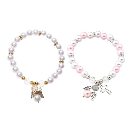 JDNFKG 2 Stück Perlenarmbänder, Mädchenschmuck, Kreative Anhänger -Ornamente, Einfache Und Vielseitige Armbänder, Gemeinschaftsgeschenke. von JDNFKG