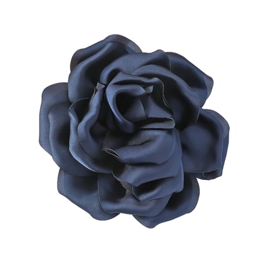 Elegante Stoffrose, Anstecknadel, handgefertigt, Blumen-Brosche, stilvolles Anstecknadel, modisches Accessoire für Partys und Abendessen, Kleidungszubehör, Einheitsgröße, Wie beschrieben von JDNH