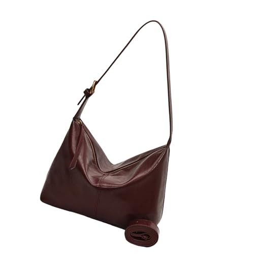 JDNH Damentasche Herbst Winter Schulter Große Kapazität Crossbody Shopping Messenger Retro Pendeln Herbst Winter Crossbody für Frauen Große Kapazität Schulter Retro Arbeit, B, One Size von JDNH