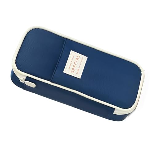 JDNH Großes Federmäppchen, hohe Kapazität, Stifttasche, mehrere Fächer, Stift-Organizer, Reise-Make-up-Tasche für Büro, Schule, Reisen, mehrschichtiges Oxford-Federmäppchen, Tibet von JDNH