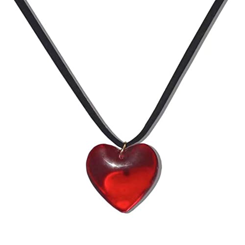 JDNH Halskette mit Herzanhänger, kleine Herz-Halsketten, Choker-Anhänger, Harz-Halskette für Damen und Herren, Schmuck, Geschenke, Liebeshalskette, Einheitsgröße, Wie beschrieben, Wie beschrieben JDNH Halskette mit Herzanhänger, kleine Herz-Halsketten, Choker-Anhänger, Harz-Halskette für Damen und Herren, Schmuck, Geschenke, Liebeshalskette, Einheitsgröße, Wie beschrieben, Wie beschrieben von JDNH