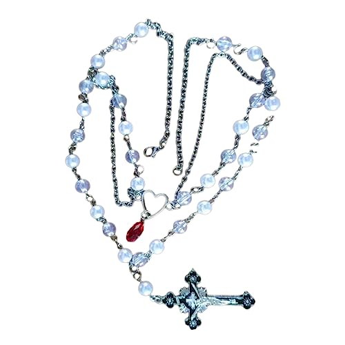 JDNH Rosenkranz, mehrschichtige Halskette, Hip-Hop, leicht, luxuriös, weiblich, Schlüsselbeinkette, modischer Metallschmuck, mehrschichtige Halsketten JDNH Rosenkranz, mehrschichtige Halskette, Hip-Hop, leicht, luxuriös, weiblich, Schlüsselbeinkette, modischer Metallschmuck, mehrschichtige Halsketten von JDNH
