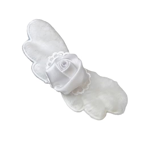 JDNH Stilvolle Plüsch-Herz-Rosenflügel-Haar-Accessoire, Haarspange, bequeme Haardekoration, Haarteile für trendige Frauen JDNH Stilvolle Plüsch-Herz-Rosenflügel-Haar-Accessoire, Haarspange, bequeme Haardekoration, Haarteile für trendige Frauen von JDNH