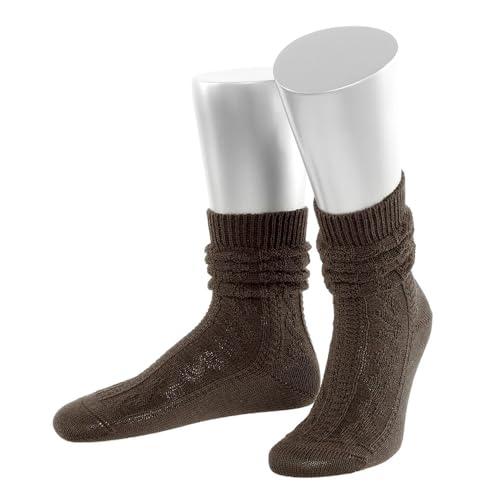 Trachtensocken aus Merino-Schurwolle, braun, Größe 45/47 Trachtensocken aus Merino-Schurwolle, braun, Größe 45/47 von JDRAZOR