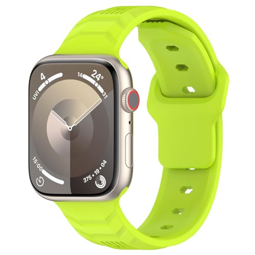 JDXFENG Silikon-Uhrenarmbänder, verstellbares Ersatz-Sportuhrenarmband, Schnellverschluss-Ersatzbänder, bequem, atmungsaktiv, schweißabsorbierend, for Watch 1/2/3/4/5/6/7/SE/8/Ultra von JDXFENG