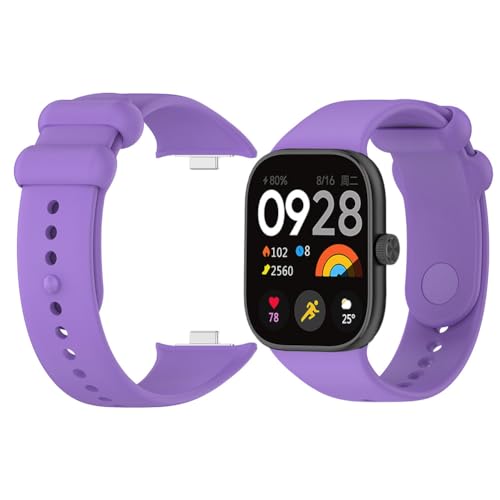 JDXFENG Silikon Uhrenarmbänder verstellbares Ersatz Sportuhrenarmband Schnellverschluss Ersatzbänder Smart Watch Armband Armband for Redmi Watch 4 for (Xiaomi) Band 8 Pro von JDXFENG
