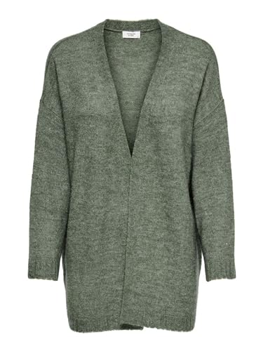 JDY Damen offene Strickjacke Only Cardigan KNT NOOS Casual Weste, Farben:Grün, Größe:42 von JDY NOOS