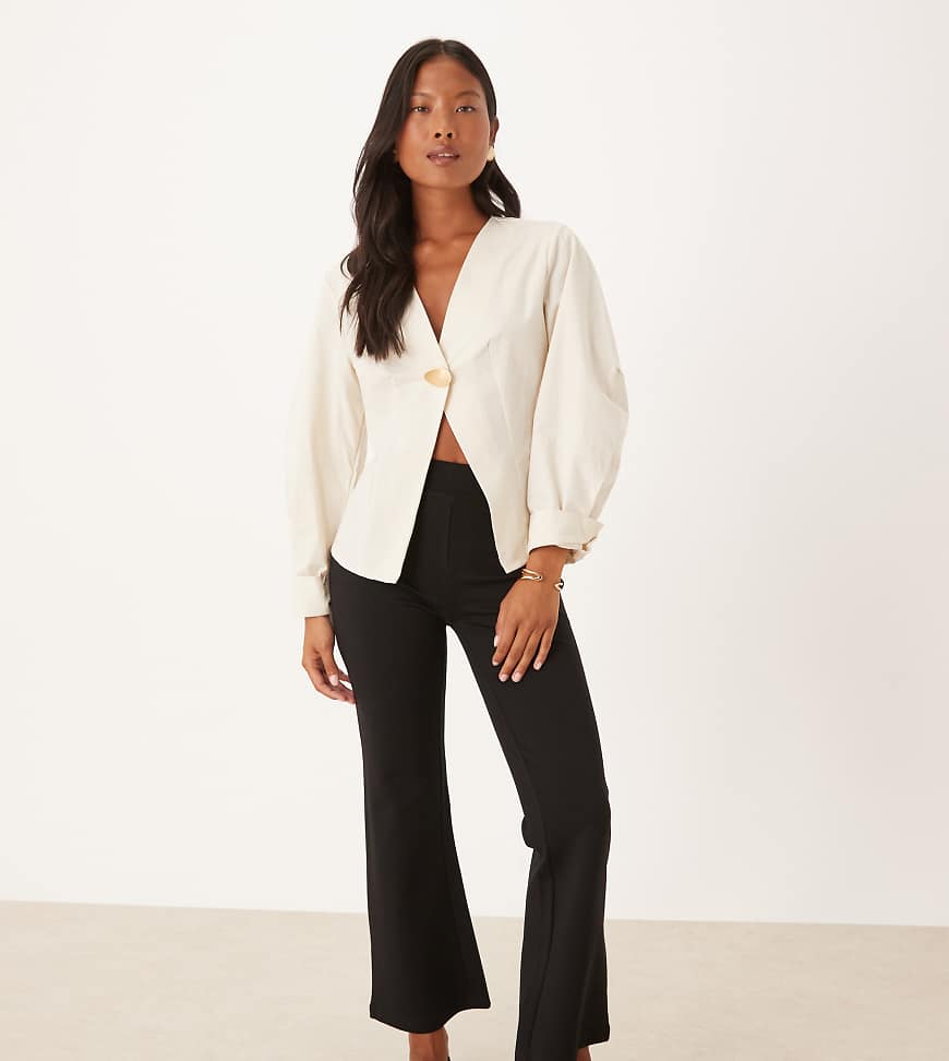 JDY Petite - Schlaghose in Schwarz mit hohem Bund von JDY Petite