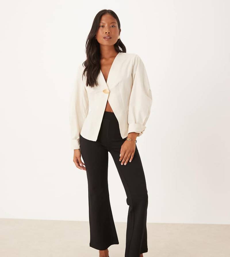 JDY Petite - Schlaghose in Schwarz mit hohem Bund von JDY Petite