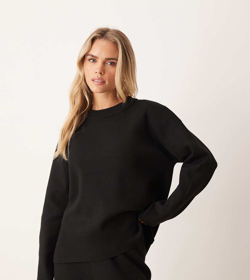 JDY Petite - Strickpullover in Schwarz, Kombiteil von JDY Petite