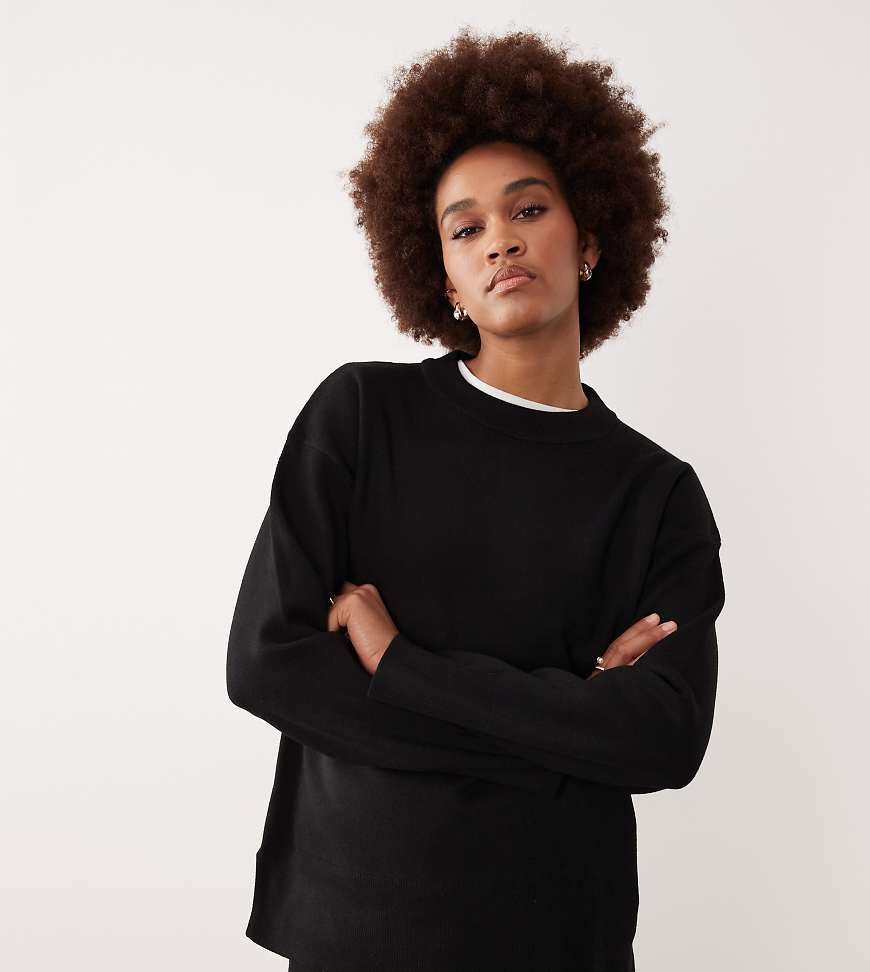JDY Tall - Strickpullover in Schwarz, Kombiteil von JDY Tall
