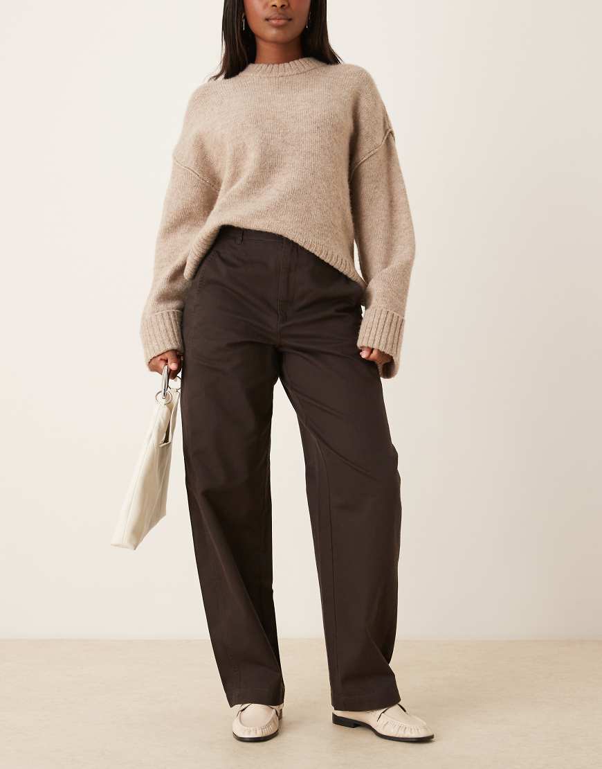 JDY - Barrel-Leg-Hose in Braun-Brown von JDY