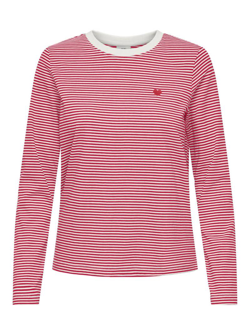 JDY - Gestreifter Pullover - Pisa weiß - Gr. - XS von JDY