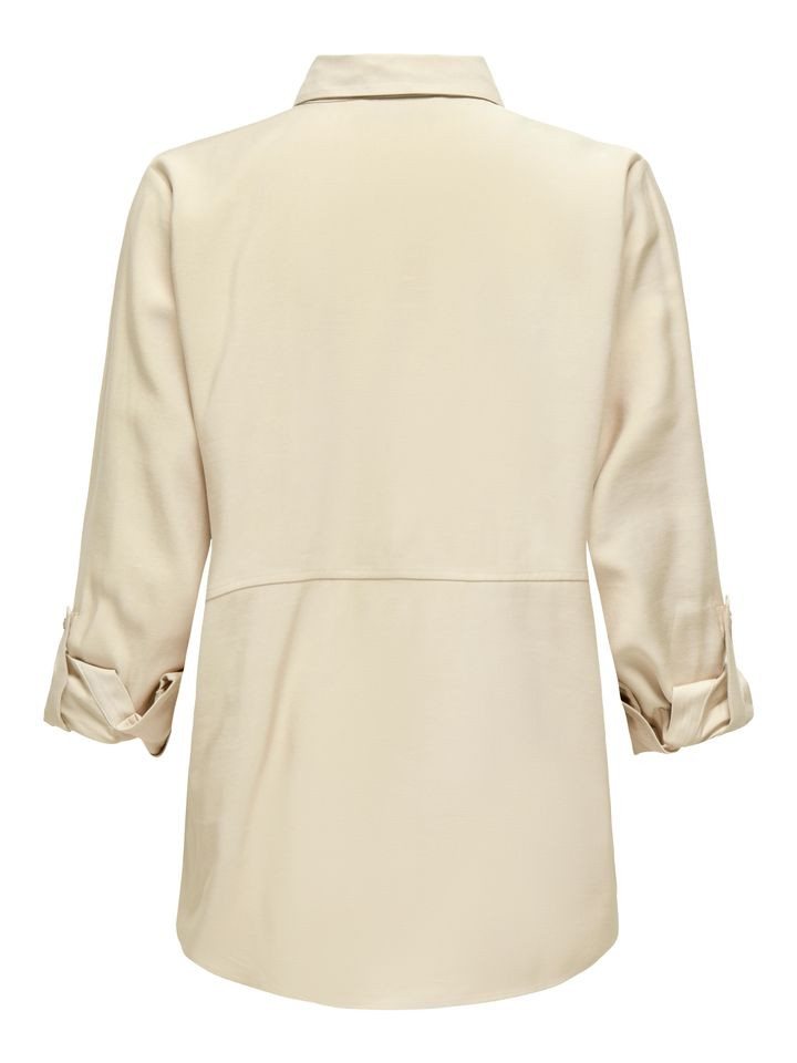pieces Jeansbluse - Bluse - modische Hemdbluse - JDYOLLI L/S LONG SHIRT WVN von pieces