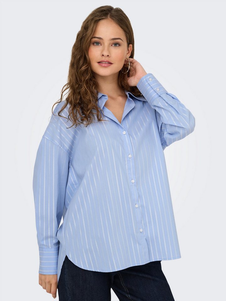 JDY Hemdbluse JDYMIO L/S LUREX LOOSE SHIRT WVN NOOS von JDY