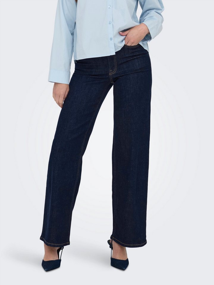 JDY High-waist-Jeans JDYFELINA-FINA HW WIDE RINSE JNSDNM NOOS von JDY