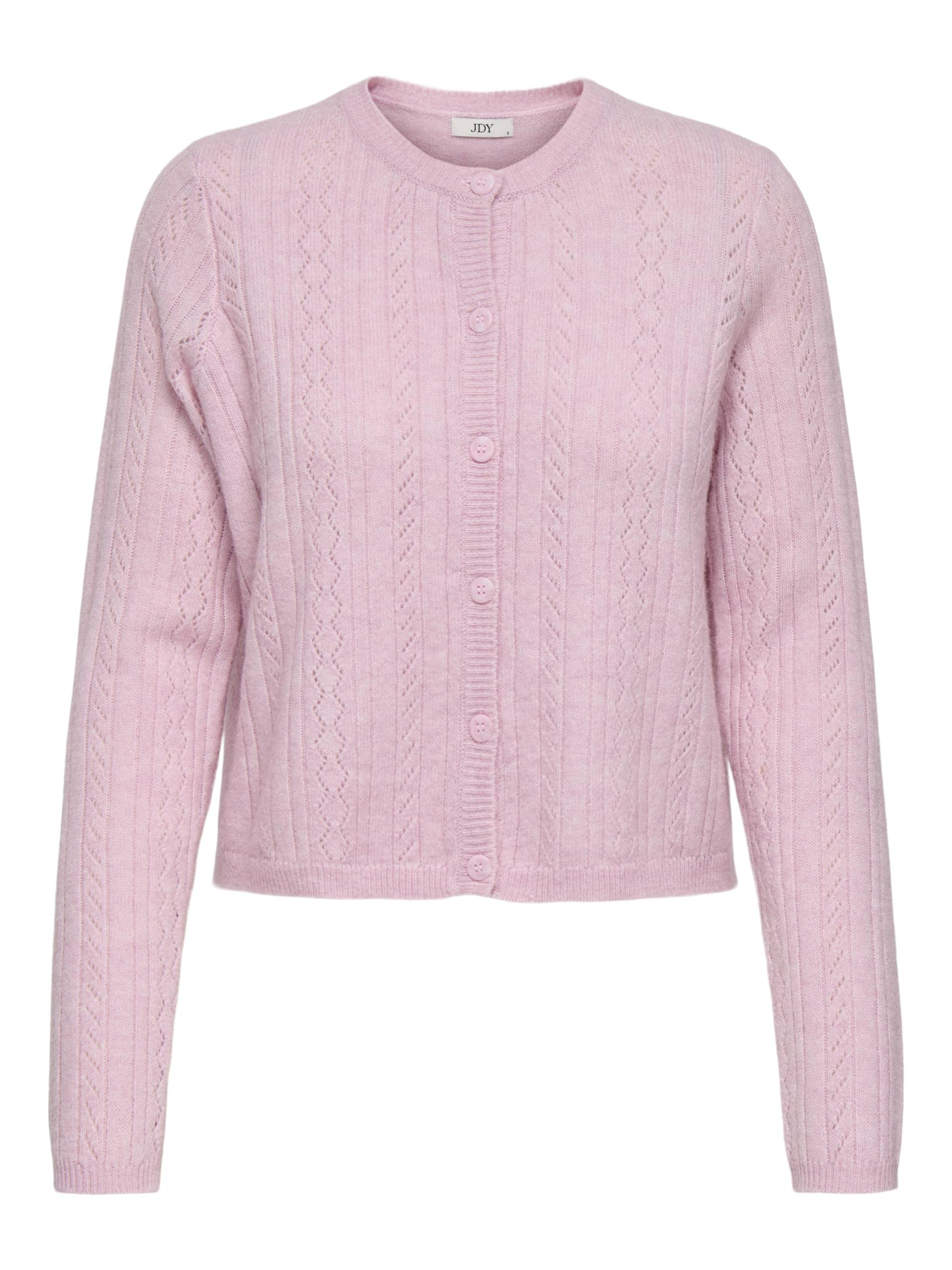 JDY - JDYAPRIL LIFE L/S O-NECK CARDIGAN KNT fragrant lilac - Gr. - S von JDY