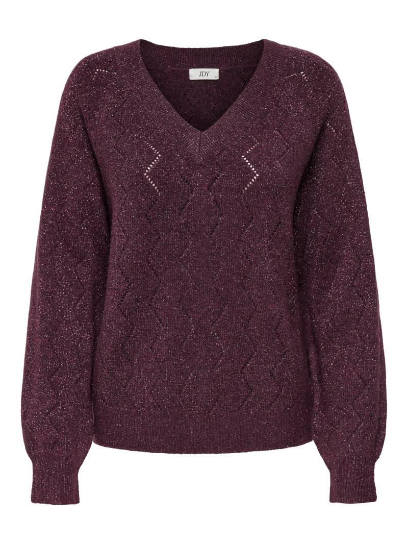 JDY - JDYASPEN LIFE L/S V-NECK PULLOVER KNT fig - Gr. - L von JDY