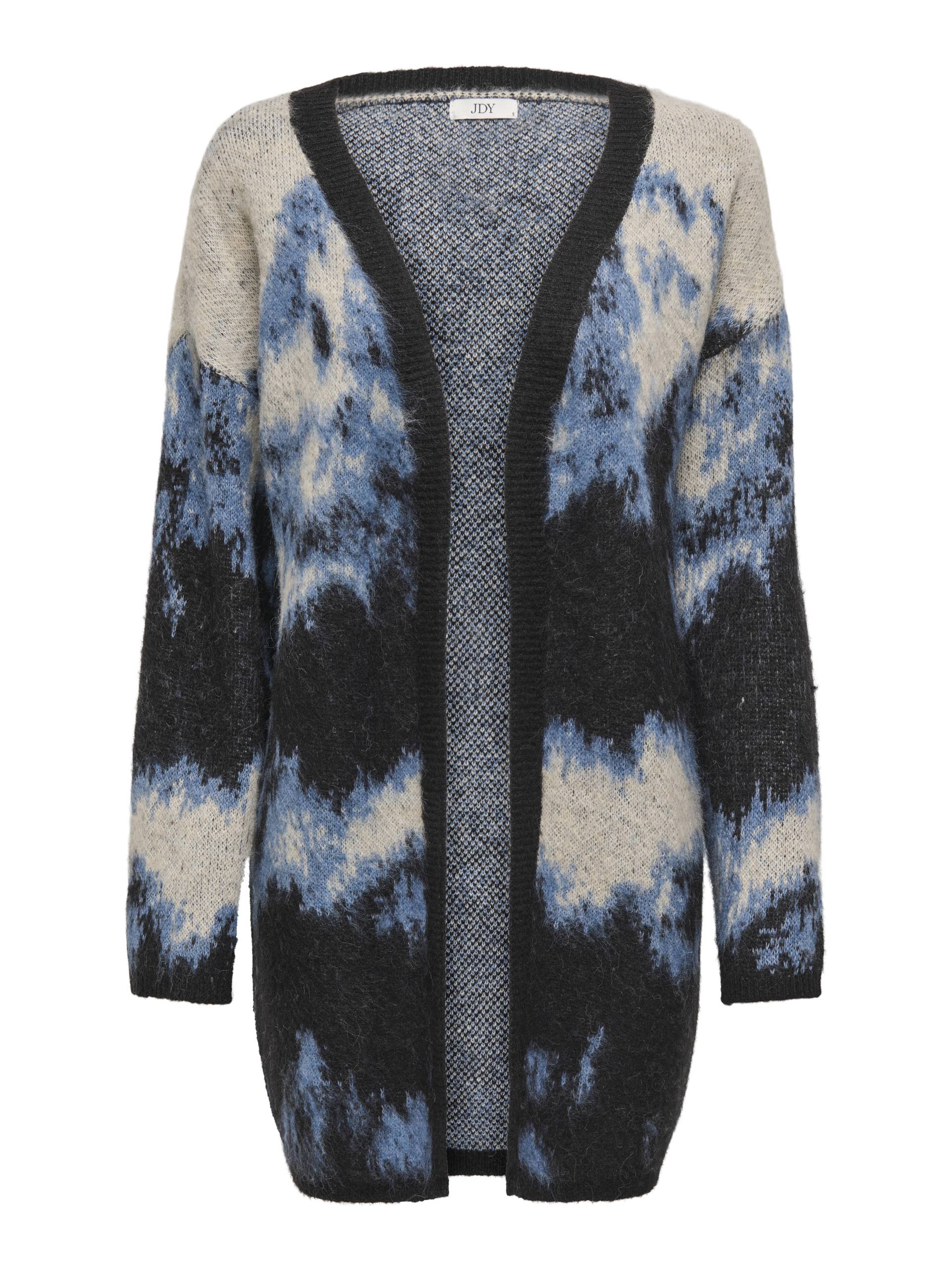 JDY - JDYAVA LIFE L/S OPEN JACQ CARDIGAN KNT birch - Gr. - L von JDY