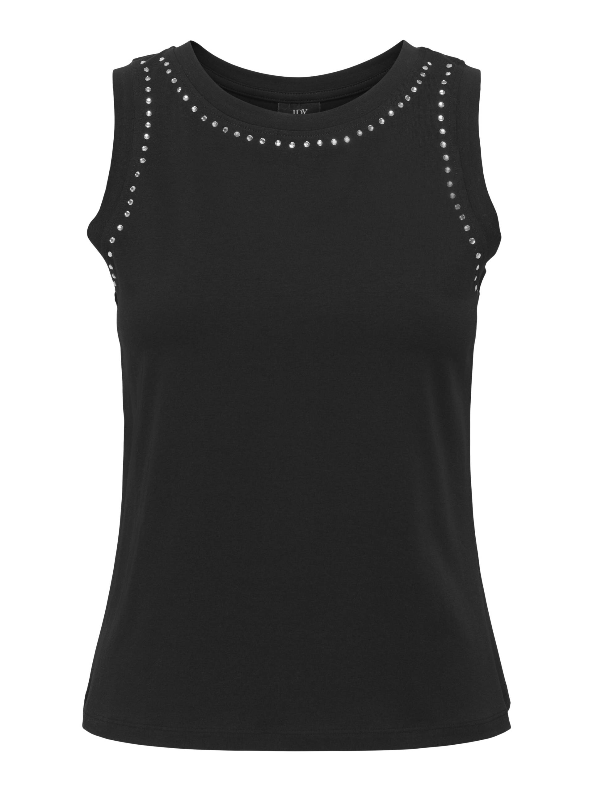 JDY - JDYBETH S/L STUD TANK TOP JRS black - Gr. - L von JDY