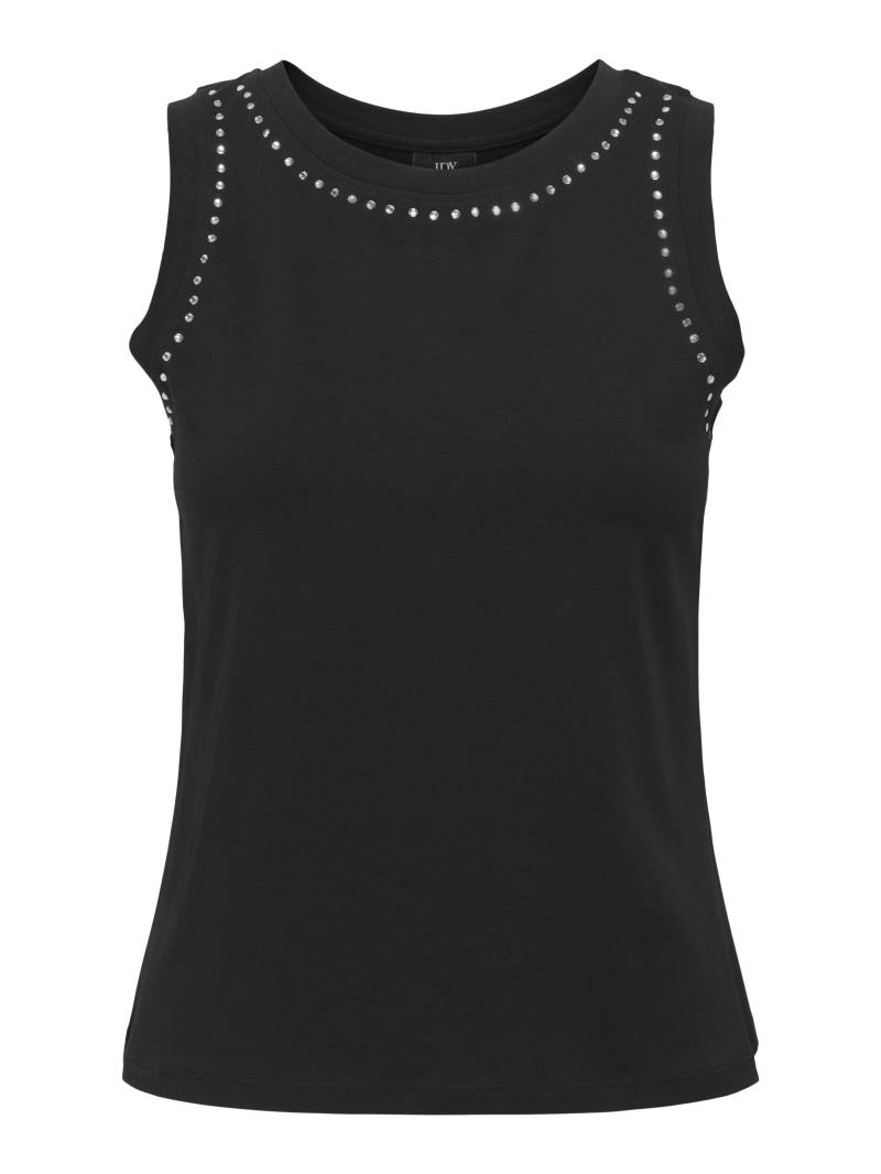 JDY - JDYBETH S/L STUD TANK TOP JRS black - Gr. - S von JDY