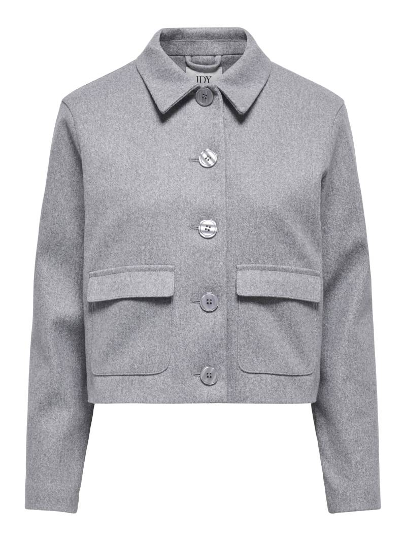 JDY - JDYCALLIE LIFE SHORT JACKET OTW HAB NOOS light grey melange - Gr. - XL von JDY