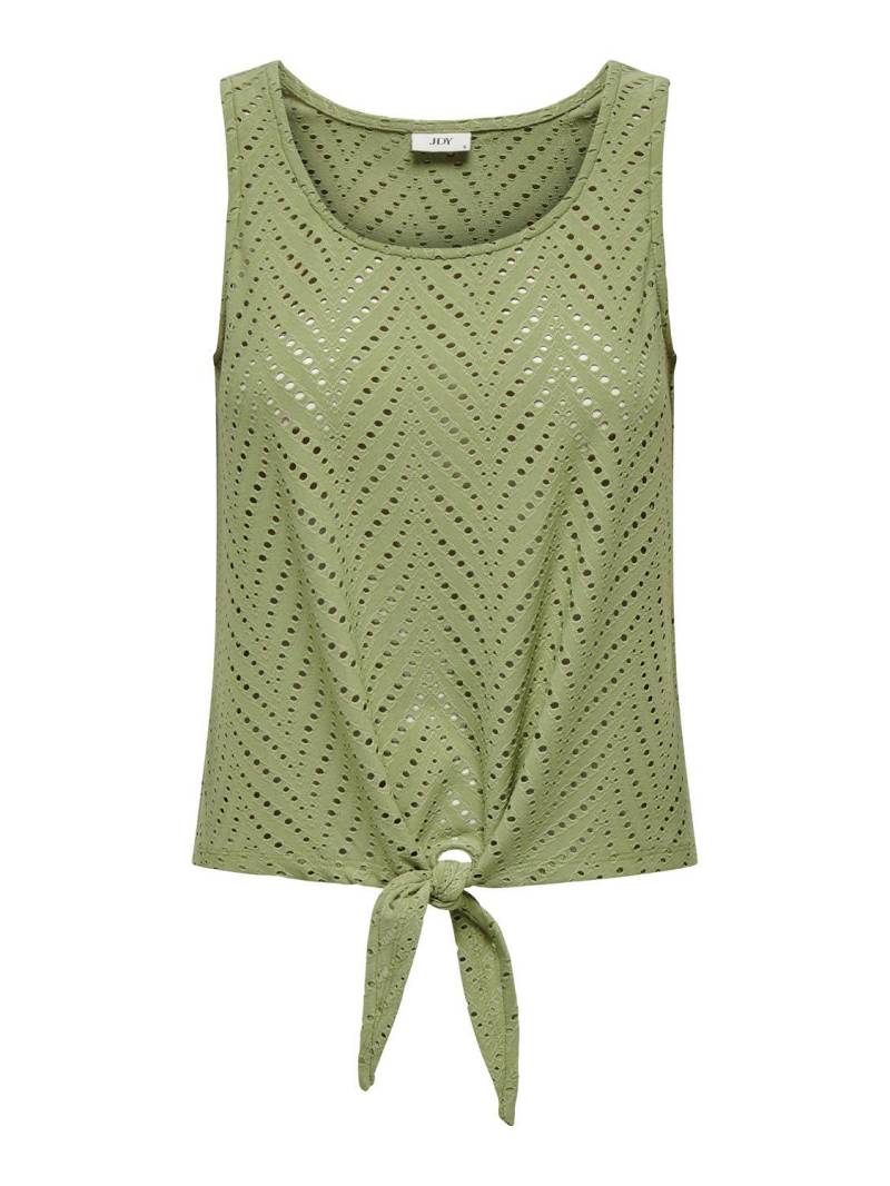 JDY - JDYCARLA CATHINKA S/L KNOT TOP JRS sage - Gr. - L von JDY