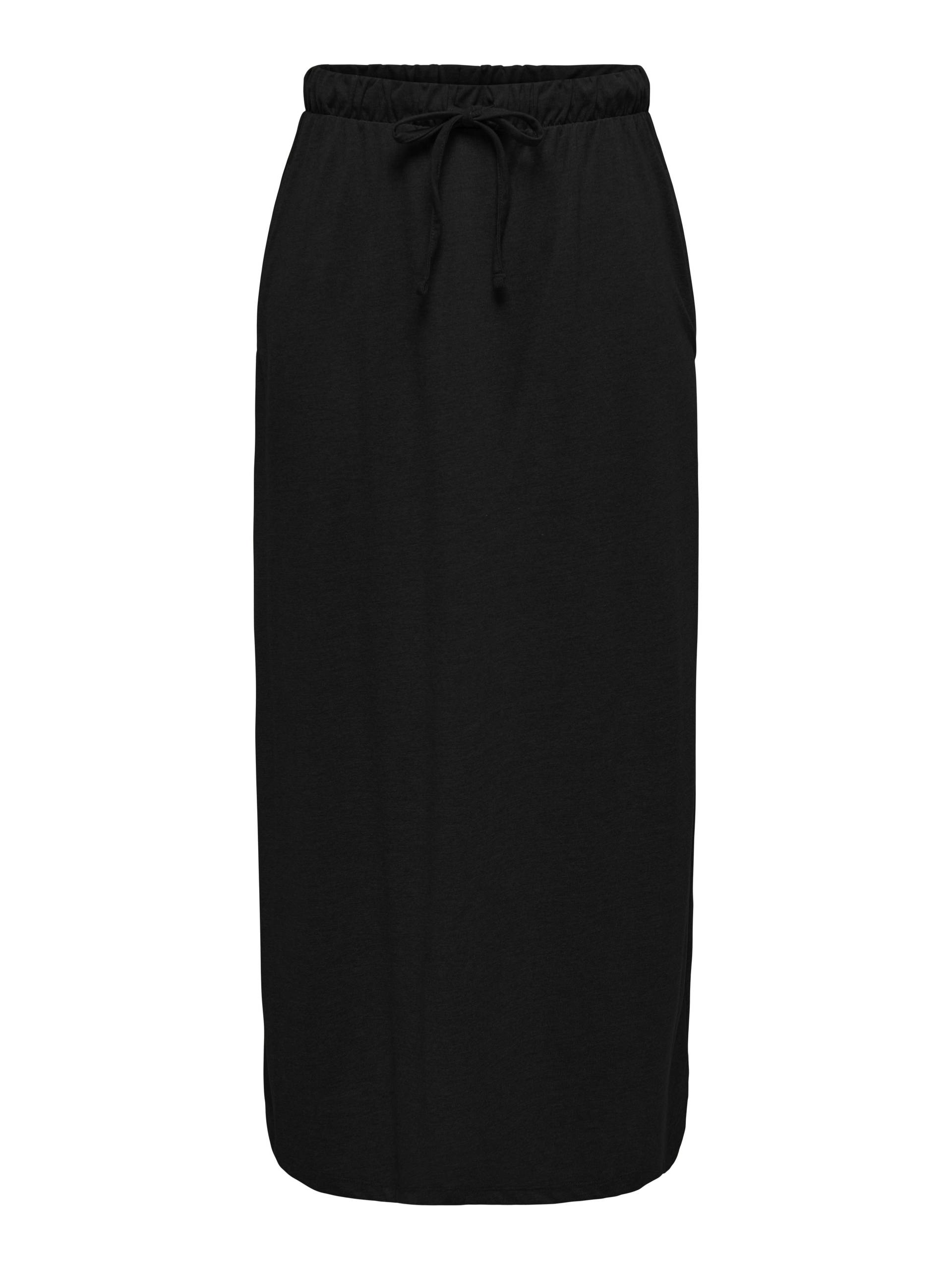 JDY - JDYDALILA MAXI SKIRT JRS ATK black - Gr. - L von JDY