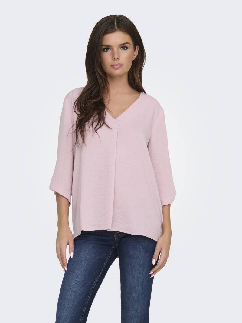 JDY - JDYDIVYA LIFE 3/4 TOP WVN NOOS bleached mauve - Gr. - 40 von JDY