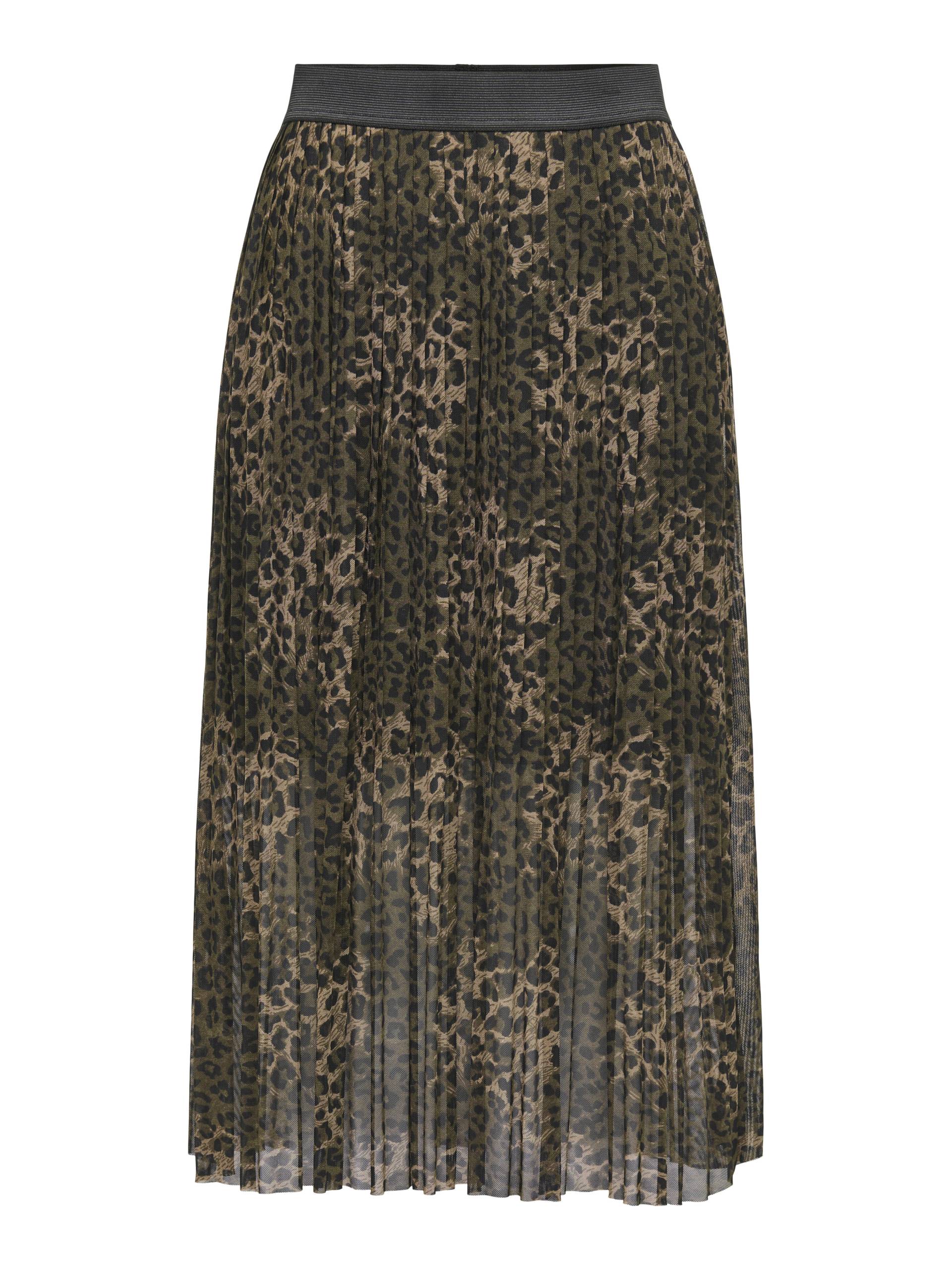 JDY - JDYELSA PLEAT MESH SKIRT JRS NOOS chocolate brown - Gr. - XS von JDY