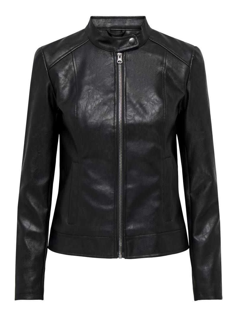 JDY - JDYEMILY FAUX LEATHER JACKET OTW NOOS black - Gr. - 38 von JDY