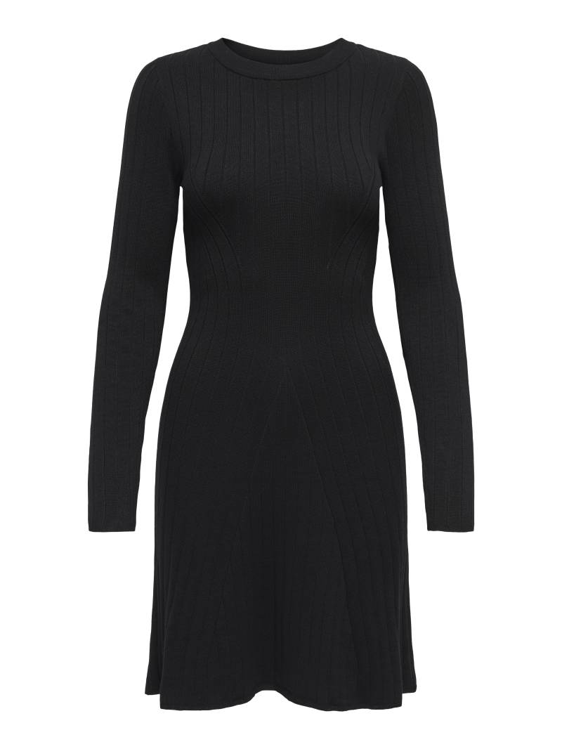 JDY - JDYKATE L/S O-NECK DRESS KNT black - Gr. - M von JDY