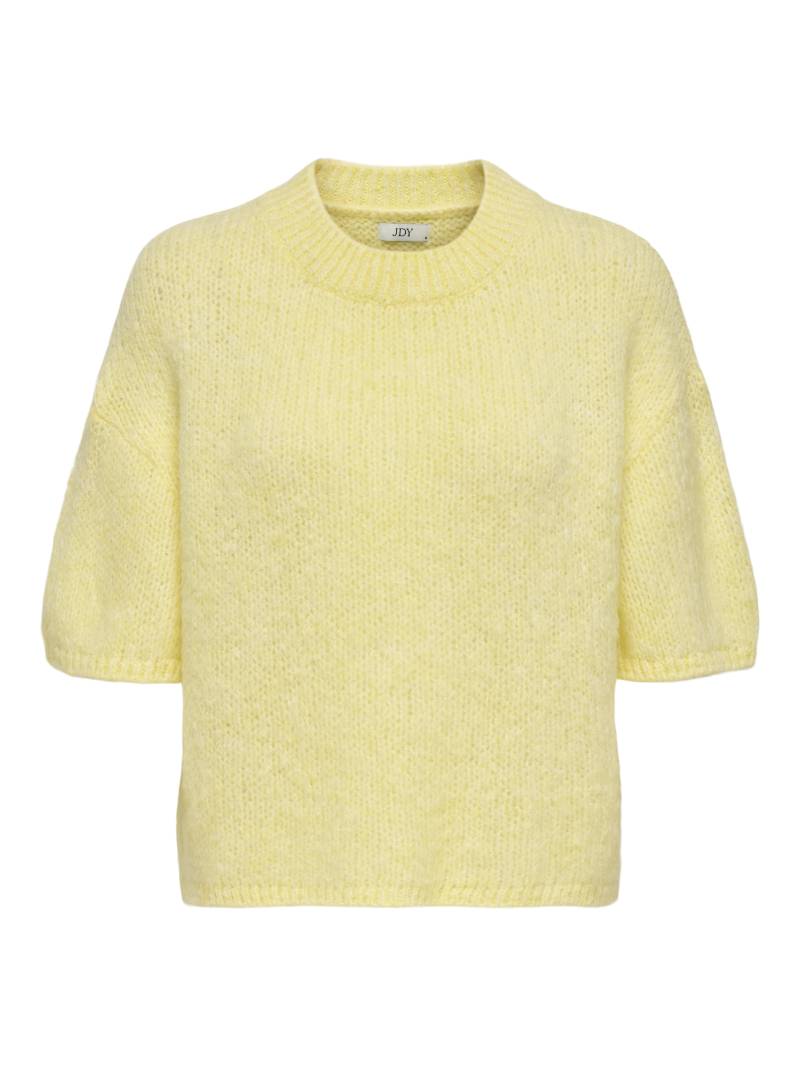 JDY - JDYLINEA S/S PULLOVER O-NECK KNT NOOS pastel yellow - Gr. - XL von JDY