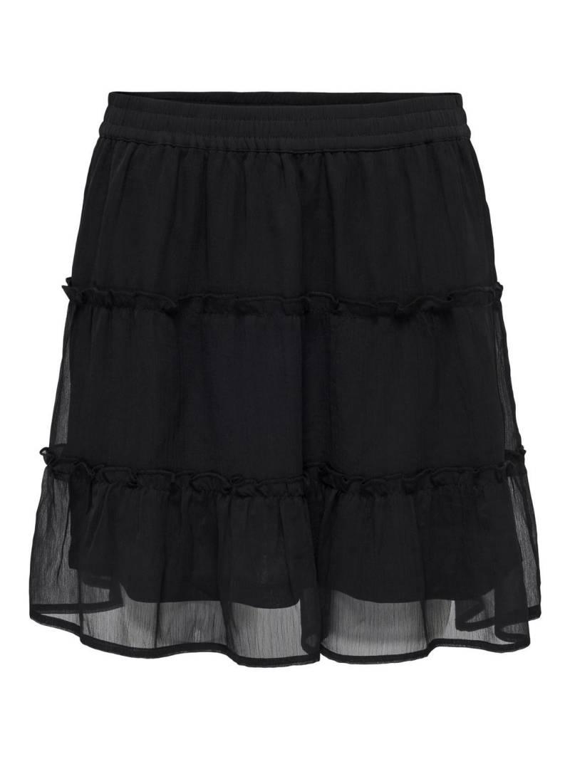 JDY - JDYMELLY SKIRT WVN LO black - Gr. - L von JDY