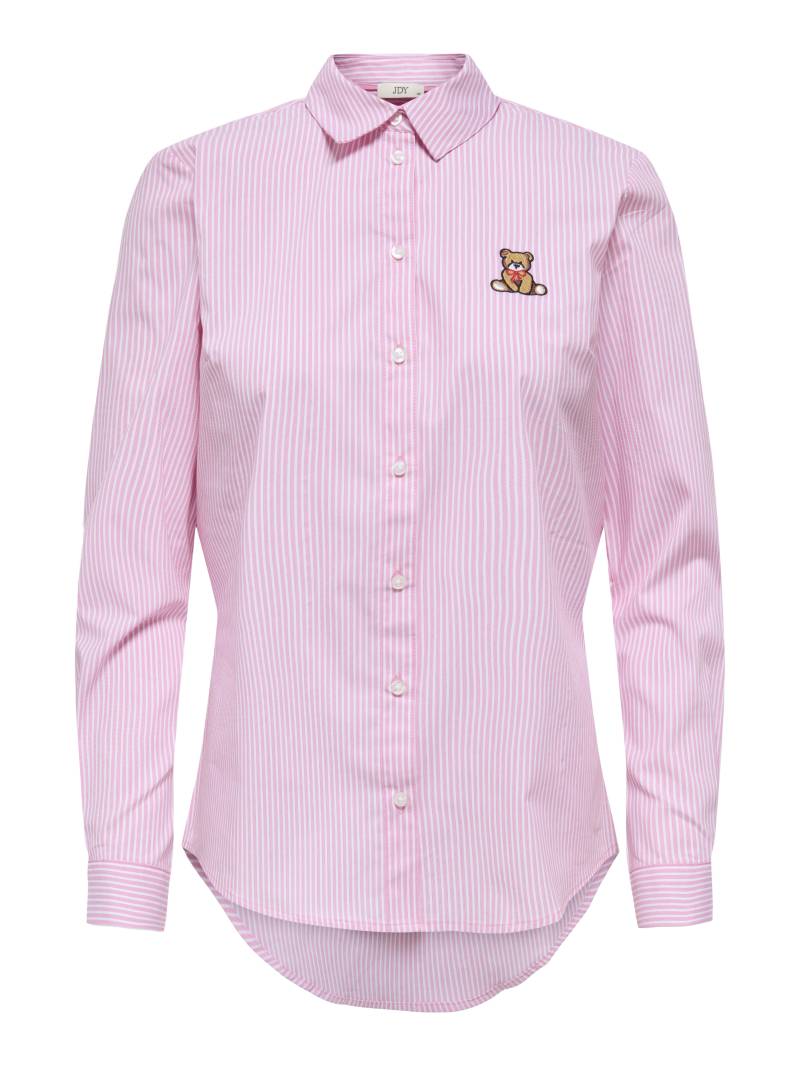 JDY - JDYMIO L/S EMBROIDERY SHIRT WVN NOOS shocking pink - Gr. - 38 von JDY