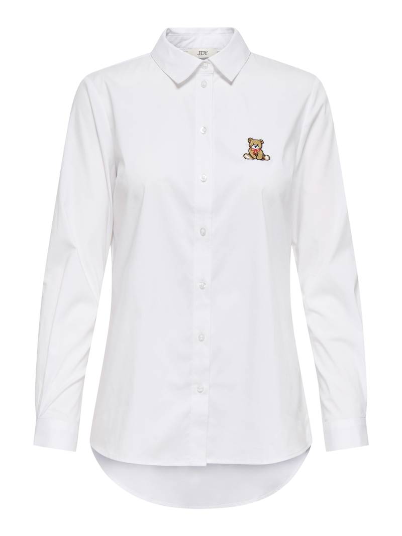 JDY - JDYMIO L/S EMBROIDERY SHIRT WVN NOOS white - Gr. - 34 von JDY