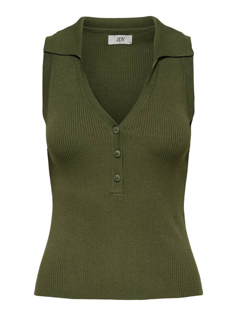 JDY - JDYNANNA S/L COLLAR TOP KNT capulet olive - Gr. - XL von JDY