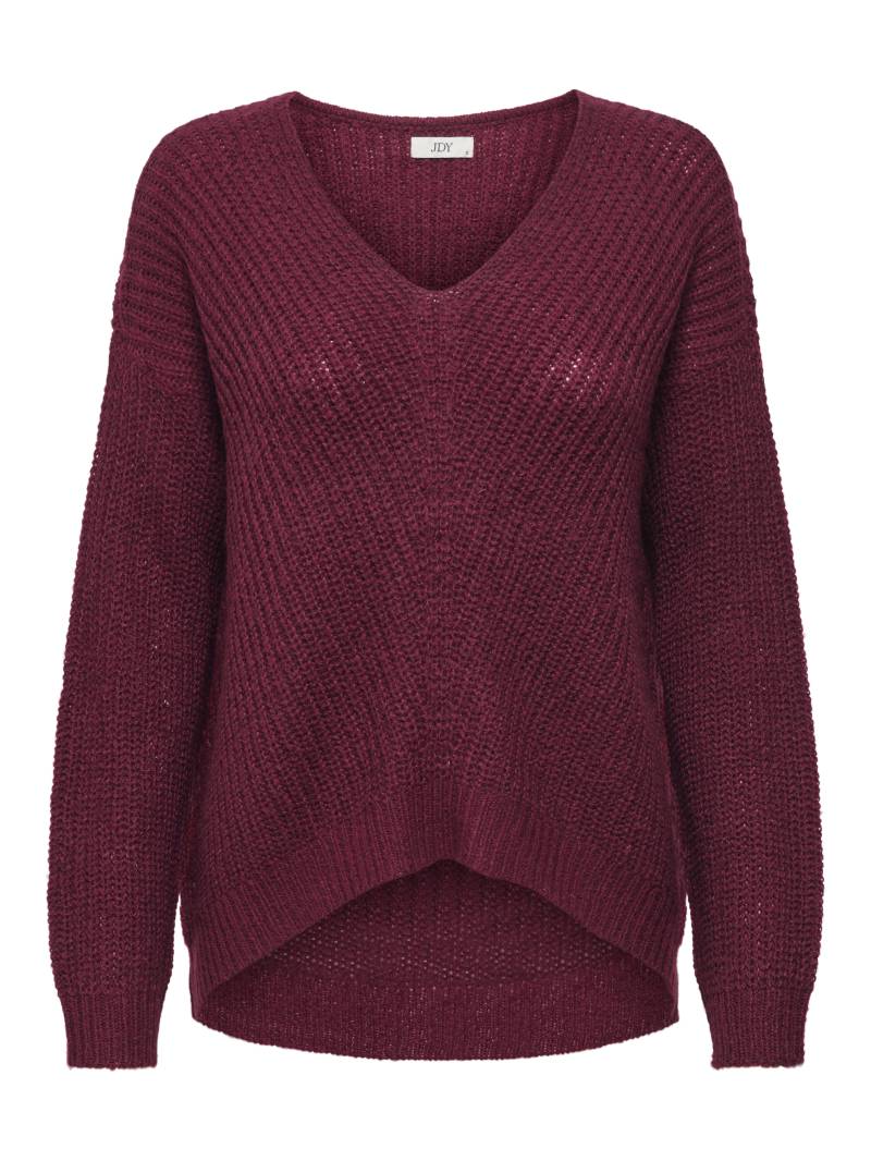 JDY - JDYNEW MEGAN L/S PULLOVER KNT NOOS cabernet - Gr. - M von JDY