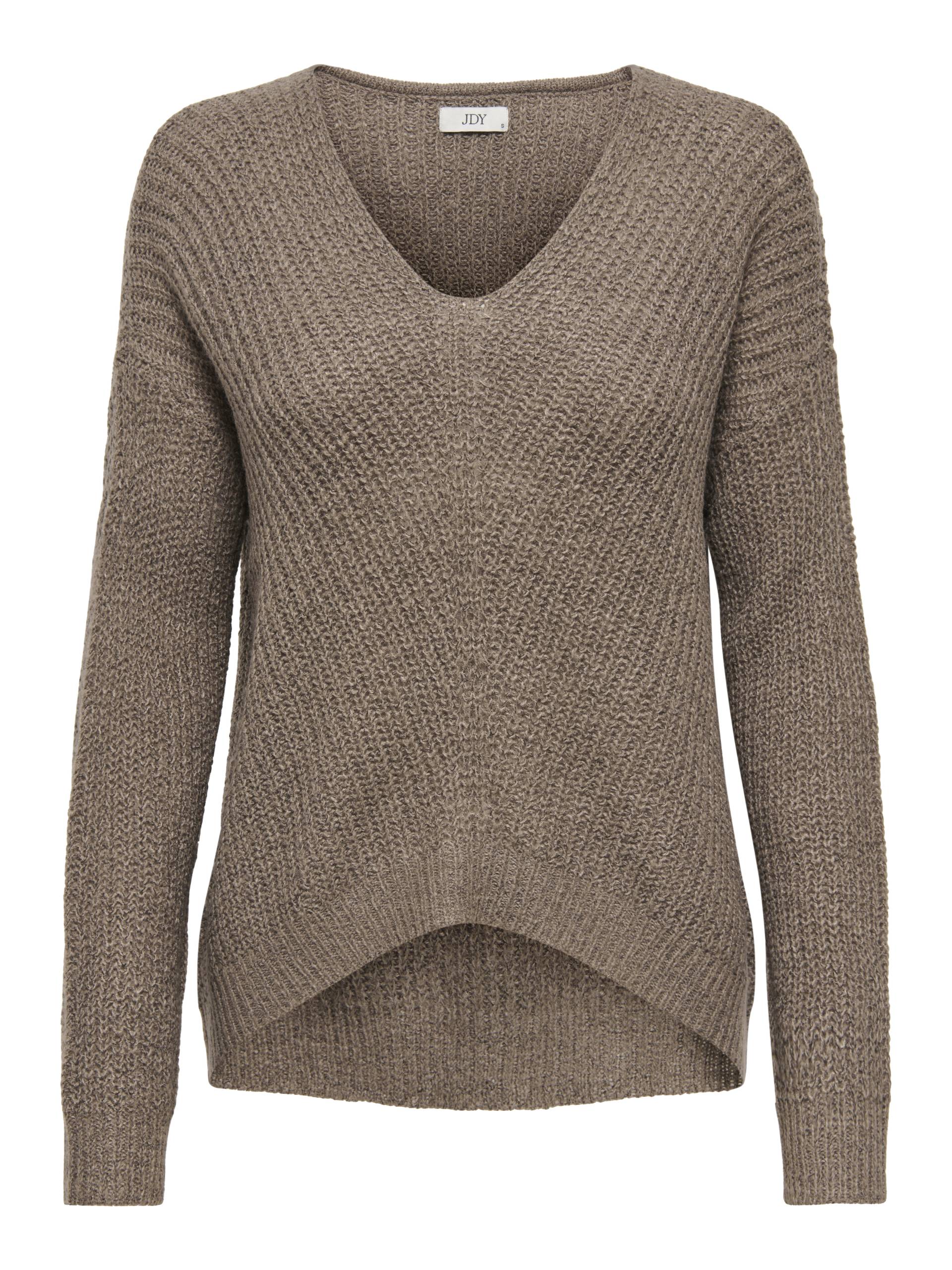 JDY - JDYNEW MEGAN L/S PULLOVER KNT NOOS walnut - Gr. - S von JDY