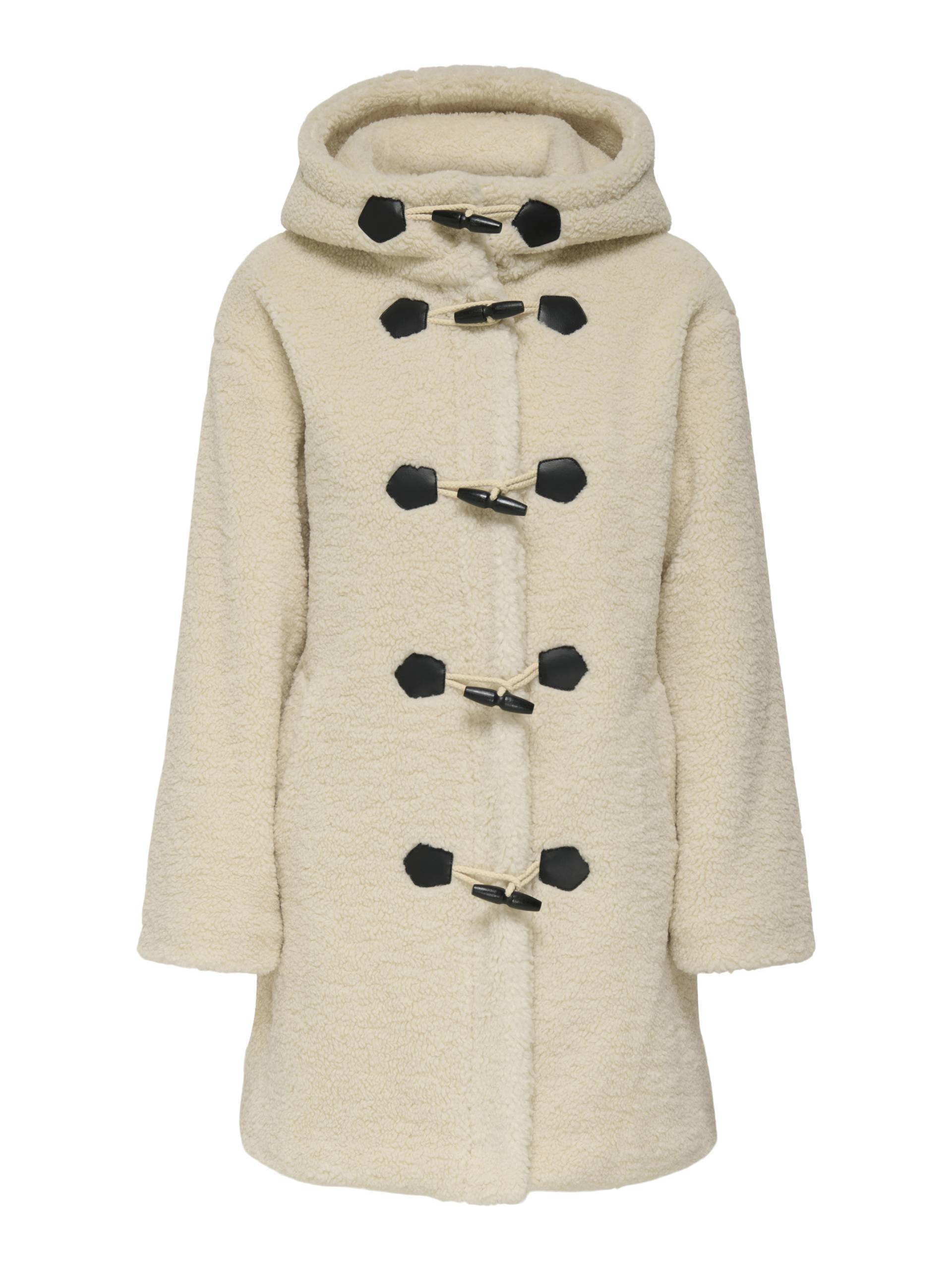 JDY - JDYNOVA TEDDY DUFFLE COAT OTW HAB - Gr. - XL von JDY