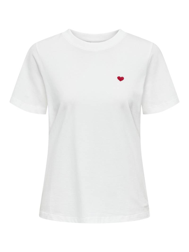 JDY - JDYPISA S/S PRINT TOP JRS NOOS cloud dancer - Gr. - M von JDY