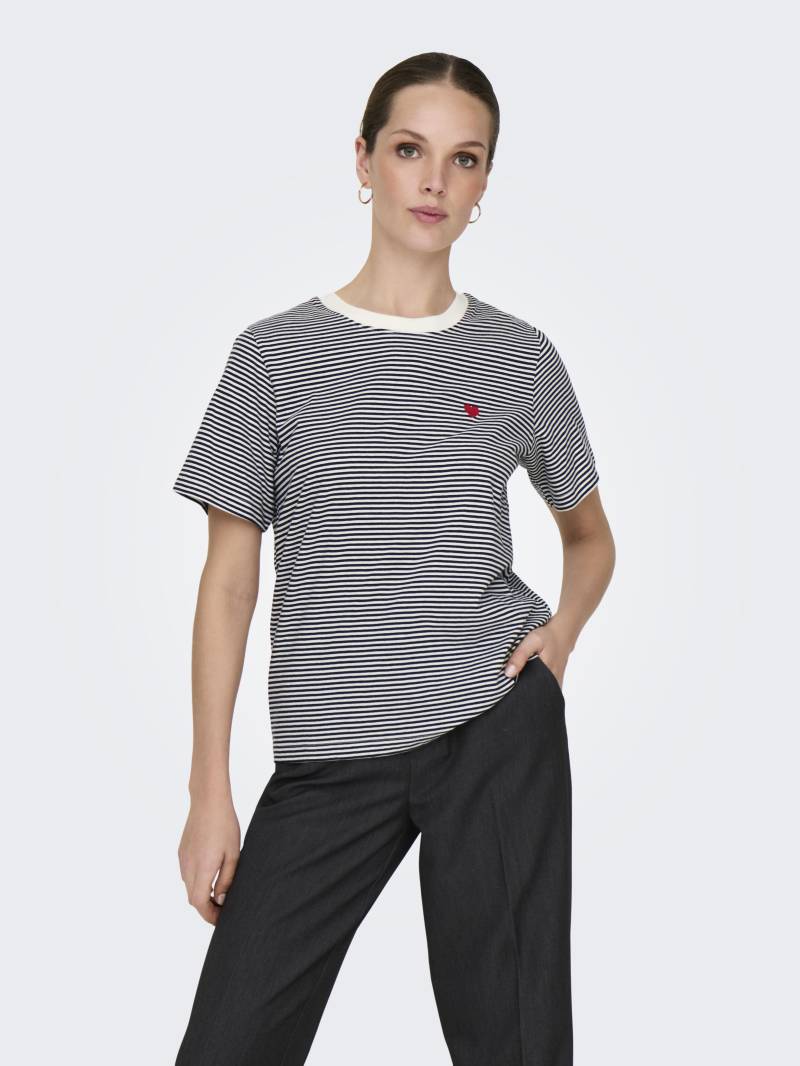 JDY - JDYPISA S/S PRINT TOP JRS NOOS cloud dancer - Gr. - S von JDY