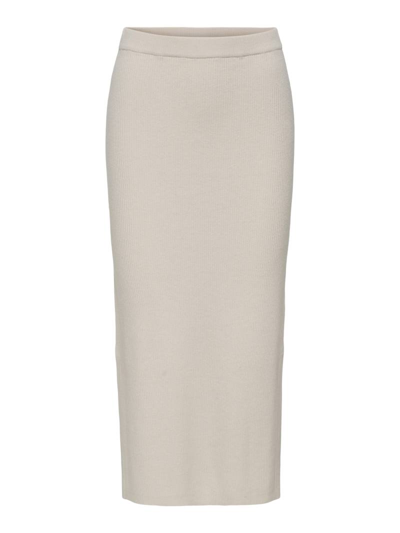 JDY - JDYPRIME LIFE LONG SKIRT KNT whitecap gray - Gr. - M von JDY