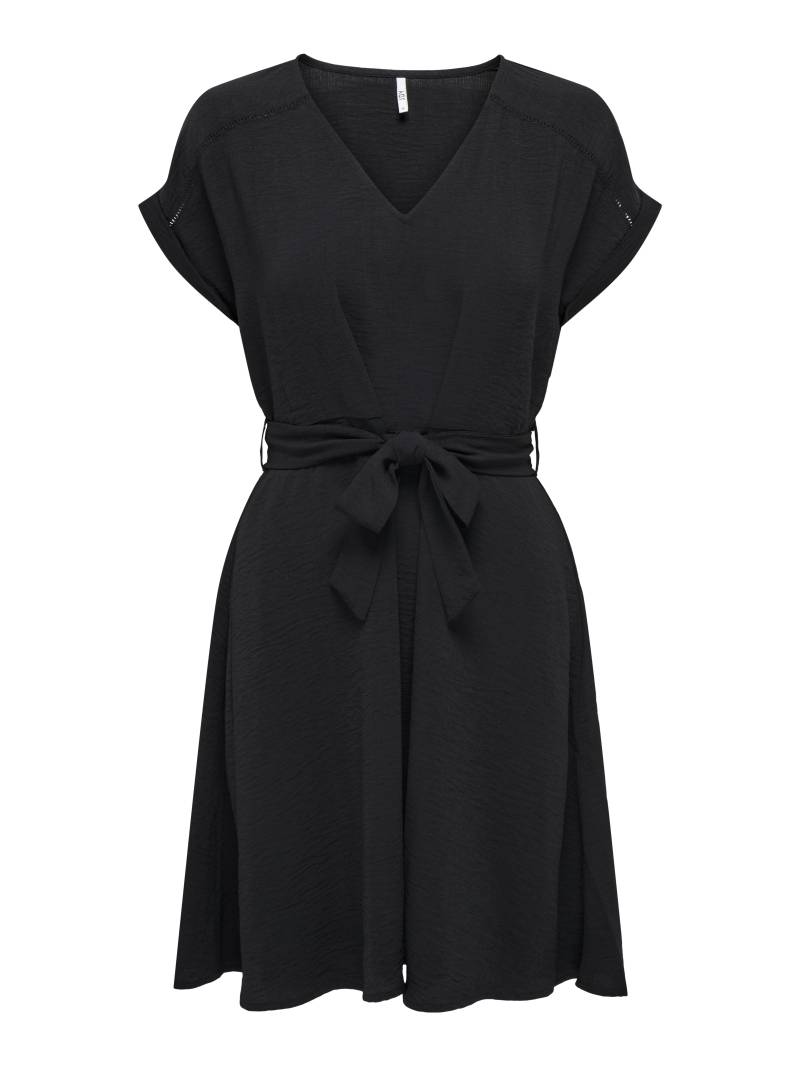 JDY - JDYRACHEL S/S DRESS WVN black - Gr. - L von JDY