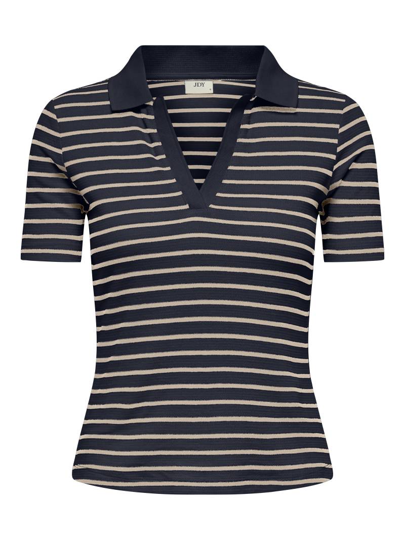 JDY - JDYROMA S/S POLO TOP JRS DIA sky captain - Gr. - S von JDY